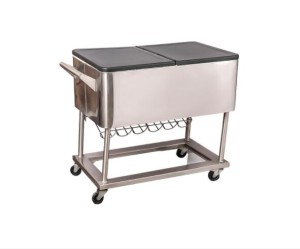 Special Design Widely Used 80QT Beach Ice Box Rolling Cooler Cart
We can provide customized serv ...