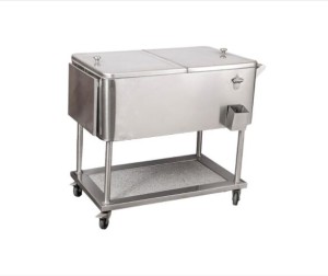 80QT Beverage Drink Rolling Cooler Cart With Wheels
Type:	Buckets, Coolers & Holders, Wine C ...