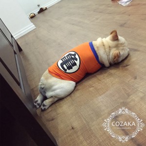 ドラゴンボール 孫悟空 犬服 dragon ball かわいい ドッグウェア tシャツ フレンチ・ブルドッグ 小型犬 ...