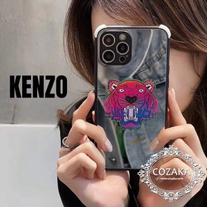 kenzo iPhone 13/13 promax 携帯ケース 虎頭 和風アイフォーン12mini/12promaxスマホケース ブランド字 ...