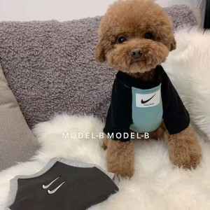 人気 半袖 ナイキ ロゴ付き 犬のポーツウェア 春夏用 nike 綿 ペットウェア  高品質 シンプル風 Tシャ ...