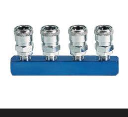 4PCS Manifold With Japan Type Quick Coupler SJV-5
Our air quick couplers are made of brass, stee ...