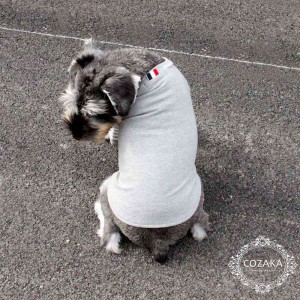 thom browne 犬服 トム・ブラウン 犬用 長袖tシャツ パロディ ストリート 猫服 着心地良い 快適 ブラン ...