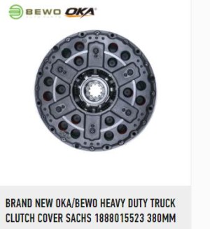 Title	Hot Selling OKA/BEWO Heavy Duty Truck Clutch Cover SACHS 1888042009 380MM For BENZ With Lo ...