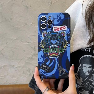 kenzo 欧米風 アイホン13 pro max/13proカバー虎頭 iPhone 12pro/12ブランド字母プリント 保護ケースKe ...