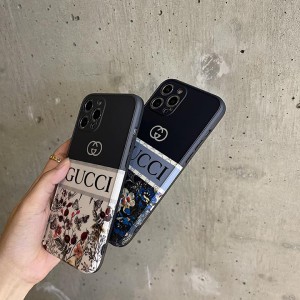 gucciアイフォン 12 mini/12 pro max田園風 売れ筋保護ケース GG iphone11promax/11pro/11 蝶パターン ...