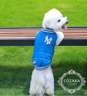 ニューエラ mlb 犬服 防寒ベスト new era ドッグウェア 防寒着 ふわふわ かわいい 韓国 小型犬 中型犬  ...