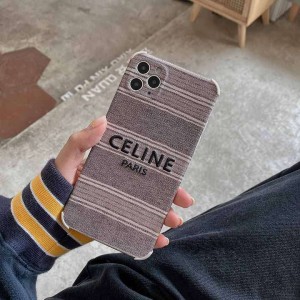 Celine アイフォーン12 mini 携帯ケース ロゴ付き セリーヌ携帯ケースシリコンiPhone 12プロマックス  ...