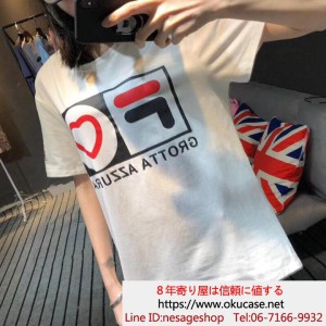 【FILA レディースウェア 公式サイト】韓国のフィラ Tシャツ ティーシャツ 2018盛夏 半袖tシャツ ブラ ...