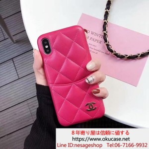 Chanel iPhone12/12 miniケース カード入れ シャネル iPhoneXSMAXカバー エレガント iPhone8PLUSケース ...
