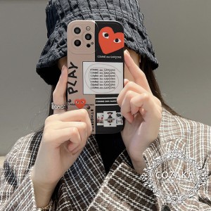 和風 iPhone 13pro携帯ケース 光沢感 Comme des Garçons アイホン13promax保護ケース 売れ筋アイフォー ...