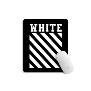 オフホワイト マウスパッド ブランド off white マウスパット 個性 長方形 滑り止め 高耐久性 オフィス ...