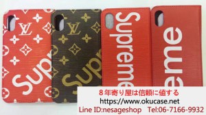 iPhone XS Max/XR ケース シュプリームLV iphone8ケース 即納 iphoneX iphone8plusケース ヴィトン シ ...
