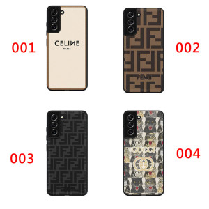 Gucci Celine Fendi iphone se3 14 case coque hülle leder 13 Pro Max Mini galaxy s22 étui huawei p ...