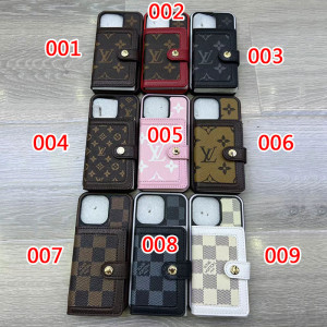 LV Iphone 13 Pro/14 Pro /Se3 Luxury Case Card Slot Leather Case Men Women Iphone Xs Max Cover Ip ...