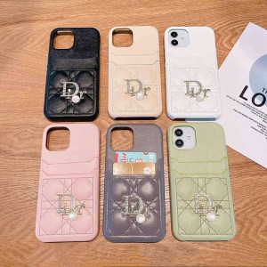 Dior アイフォン 13mini カード収納 カバー ディオールアイフォン 13 プロマックススマホケース 女性愛 ...
