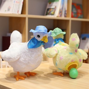 KIBTOY™ Laying Egg Chicken Electronic Plush Toy | Toys For Kids | Tiktok Toy | toy for kids