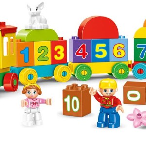 My First Number Train 10847 Learning and Counting Train Set Building Kit and Educational Toy