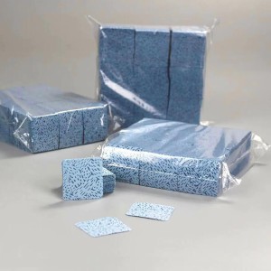 Style :   Flat Sheet
Color : Blue
Dimensions : 5cm L x 5cm W
Sold as :  900 wipes per bag
Compos ...