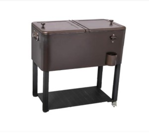 80QT Wholesale Customization Bar Metal Rolling Cooler Cart
Special Hot Selling 60QT Party Metal  ...