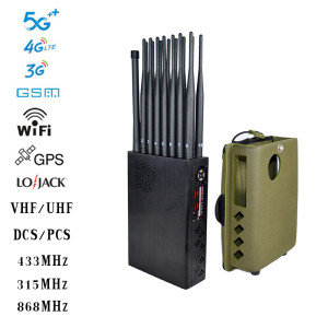 https://www.selljammer.com/portable-5g-4g-wifi-brouilleur-16-antenne.html
16 Antennes Haute Puis ...