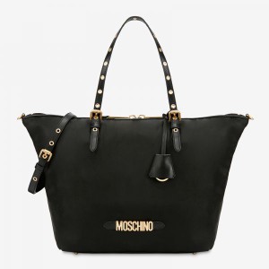 https://www.moschinooutletnew.com/moschino-lettering-logo-women-nylon-shopper-tote-black.html