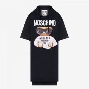 https://www.moschinooutletnew.com/moschino-micro-teddy-bear-women-short-sleeves-jersey-dress-bla ...