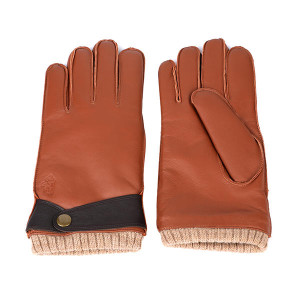 Sustainable material mens leather gloves fashion & warm