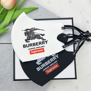 Luxury Burberry reusable mask and Supreme non-woven mask
New pneumonia occurs intermittently and ...