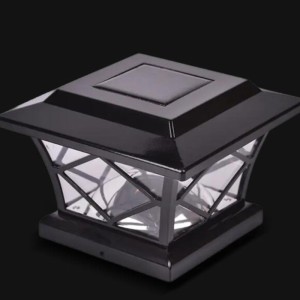 2211-F10 BL Black Diamond Pattern LED Post Cap Light

Dimension: 180×180x148mm
Material: Plastic ...