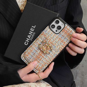 アイフォン 14 max Chanel 織り柄 保護ケース カード収納 iPhone 14 promax シャネル 綺麗 ケース 女性 ...