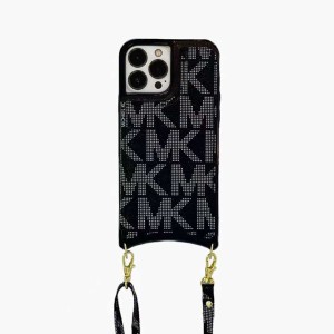 MK iphone14 max 肩掛け 保護ケースカード収納 アイフォーン14Promax マイケルコース オシャレ 携帯ケ ...