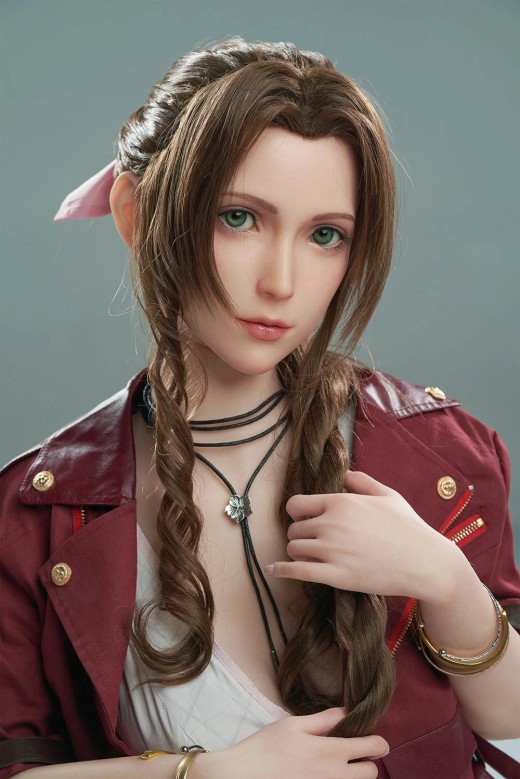 GAME LADY 女神ラブドール スラムに咲く花 エアリス 清純派ヒロイン 167cm 全身シリコン製 FF7 人形 等 ...