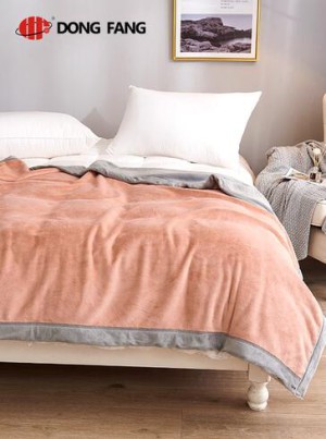 Material: 	100% polyester 	Type:	2layers milky velvet blanket
Pattern: 	Plain 	Color:	Accept cus ...
