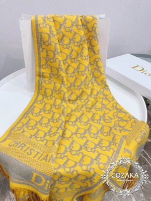 Dior ディオール クラシック オールド フローラル オブリーク プリント ニュー カシミア スカーフ 低価 ...