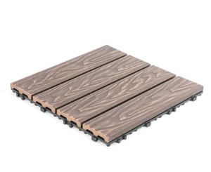 Wood Grain WPC Interlocking Deck Tile for Garden Balconies

Thanks to the weight of the WPC inte ...