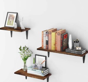 Simple wall shelf kitchen one-word partition storage rack bedroom wall hanging organizer living  ...