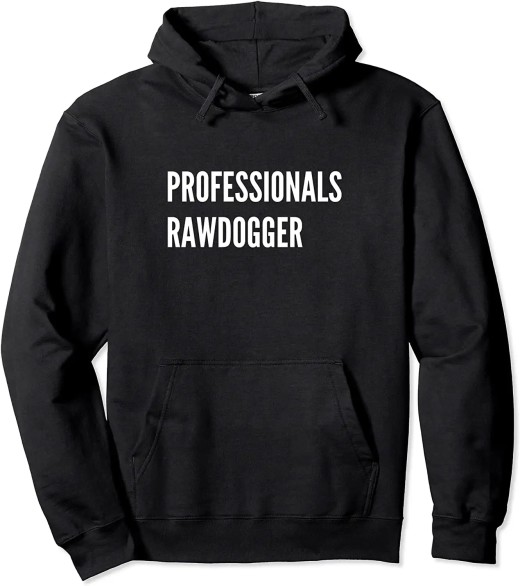 Classic Black With White Letter Jidion Hoodie, PROFESSIONALS RAWDOGGER CLASSIC Pullover Hoodie
$ ...