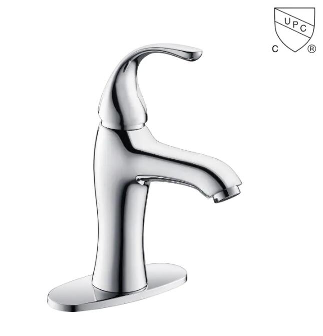 M0151 UPC, CUPC certified bathroom sink faucet, 1-handle Single Hole/4-in Centerset basin faucet ...