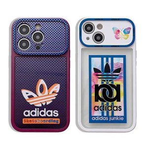 アイフォン 14 pro 携帯ケース Adidas スポーツ風 アイフォーン14plus携帯ケースAdidasTPU iPhone 13pr ...