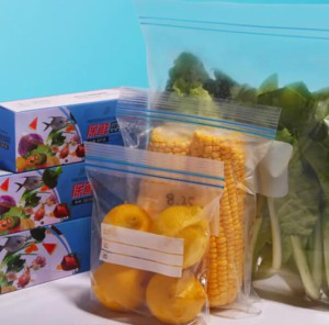 Reusable food fresh-keeping bag Zipper top can be resealed Storage bag Sealing bag (https://www. ...