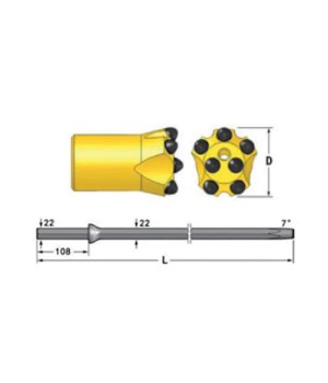 Kaiqiu Tapered Tools Rock Button Bit For Hard Rock Drilling
https://www.kqdrill.com/product/tape ...