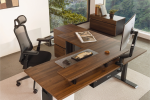L Shaped Standing Desk

Not all home offices are created equal—some have limited space, making i ...