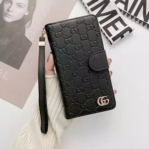 GUCCI iphone16/16proケース 手帳型 財布一体 高级 本革 レザー ヴィトン風 アイフォーン 15/15promax ...