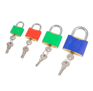 BRASS PAINTED IRON PADLOCK
BRASS PAINTED IRON PADLOCK
ART.NO.
SIZE
IB832
32mm
IB838
38mm
IB850
5 ...