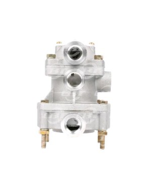The trailer control valve in the towing vehicle causes the brake system of a trailer to be suppl ...