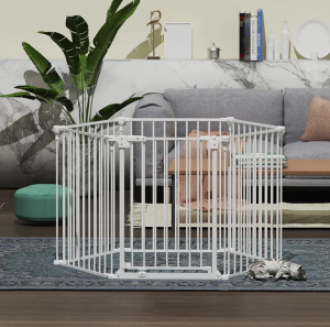 Playpen and Barrier Including Gate

The 6-Panel Playpen & Barrier Including Gate is a multif ...