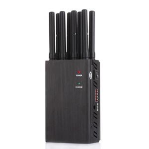 The 8-Band Portable Cell Phone Jammer from JammerMFG efficiently blocks 2G, 3G, 4G, GPS, Wi-Fi,  ...