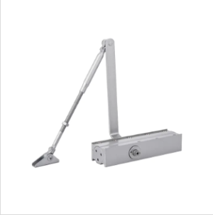 Surface mounted door closer model 1124CW used for fire-rated and standard doors in building envi ...